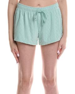 Шорты PJ Salvage Cable Knit, зеленый