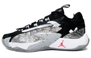 Jordan Лука 2 The Rabble низкие баскетбольные кроссовки унисекс черные серебристые, цвет Silver