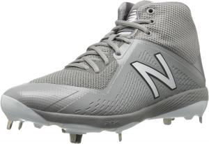 Бейсбольные кроссовки New Balance Men's M4040v4 с металлическим носком, серый