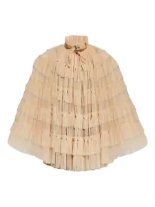 Топ Aude с оборками Allsaints, бежевый