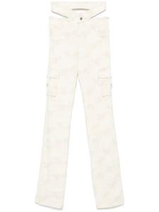 Брюки с камуфляжным узором Off-White с поясом, нейтральный