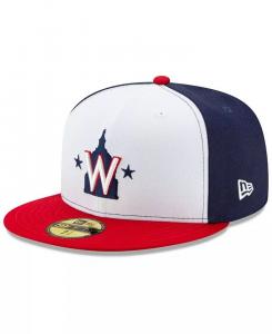 Мужская белая бейсболка Washington Nationals Alternate 2 2020 Authentic Collection On-Field 59FIFTY New Era