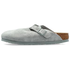 Женские босоножки из замши цвета «Pure Sage» Birkenstock, Gray Green
