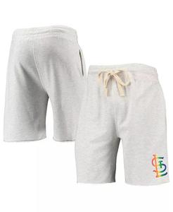 Мужские шорты из овсяной ткани St. Louis Cardinals Mainstream Logo Terry Tri-Blend Concepts Sport