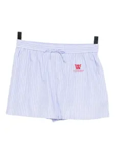 Полосатые шорты Off-White, синий