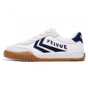 Feiyue Износостойкие и легкие низкие кроссовки для скейтбординга унисекс белого серого темно-синего цвета