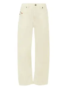 Декорированные джинсы прямого кроя Diesel Kids, нейтральный