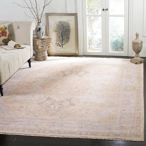 Ковер SAFAVIEH, 275 x 366 см, Sultanabad Collection, бежевый и серый, ручной вязки винтажный восточный шерстяной, идеален для помещений с высокой проходимостью в гостиной, спальне (SUL1076A)