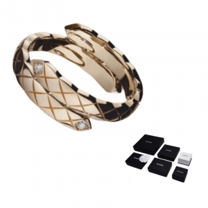 Chanel Кольцо CoCo Crush из 18-каратного золота, унисекс, бежевое золото