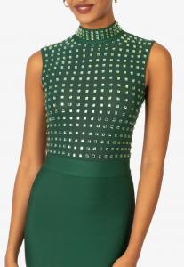 Коктейльное платье / Вечернее платье BANDAGE Kraimod, темно-зеленый