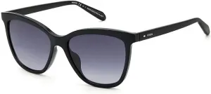 Женские солнцезащитные очки Fossil, модель Fossil 2115/G/S «кошачий глаз», Crystal Grey