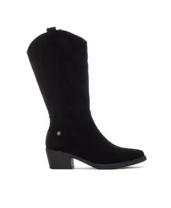 Женские итальянские вестерн-сапоги-чукка из замши коллекции Refresh от XTI Xti, черный