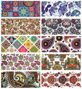 10x ТРАНСФЕРНАЯ ФОЛЬГА 10смx4см НАБОР ЦВЕТОВ «МАНДАЛА», Frezarkowo