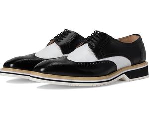 Оксфорды Stacy Adams Beaumont Wing Tip Lace-Up, цвет Black and White