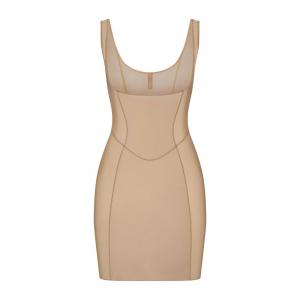 Платье-комбинация Skims Open Bust, бежевый