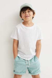 Шорты из твила H&M, светло-бирюзовый