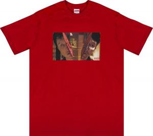 Футболка Supreme Split Tee 'Red', красный