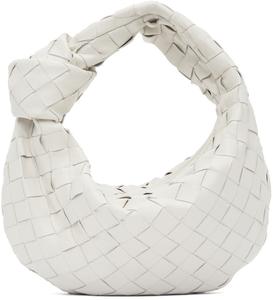 Белая мини-сумка Jodie Bottega Veneta