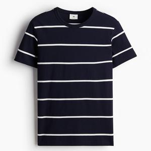 Футболка H&M Regular Fit, темно-синий