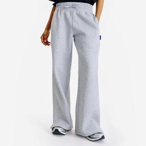 DECATHLON Женские прямые спортивные брюки Elementals серо-меланжевого цвета