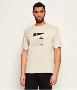 Футболка TS_Join relaxed fit Boss Green, бежевый