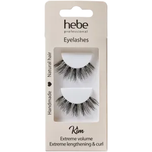Hebe Professional Kim многоразовые натуральные ресницы, 1 упаковка