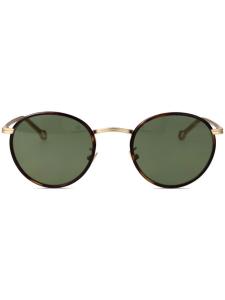 Солнцезащитные очки в круглой оправе Giorgio Armani, золотой
