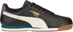 Кроссовки Puma Roma Basic Plus White Varsity Green, белый
