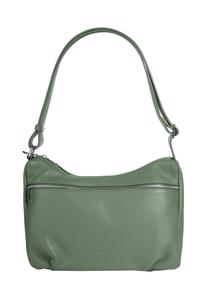 Шопер, натуральная кожа, сделано в Италии Samantha Look, зеленый