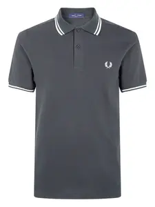 Поло с логотипом Fred Perry, зеленый