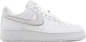 Кроссовки Nike Wmns Air Force 1 '07 Essential 'Chenille Swoosh - White Lilac', белый