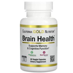 Здоровье мозга California Gold Nutrition, 60 капсул