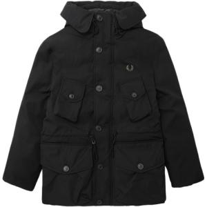 Куртка с вышитым логотипом FRED PERRY, черный