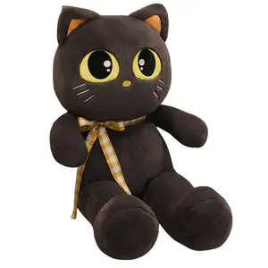 Плюшевая игрушка Extra Large Kitten, плюшевая кукла Companion For Growth высотой 60см/80см/100см/120см Mr. Toy, серый