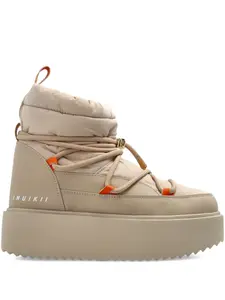 Женские ботинки Inuikii на платформе, бежевый