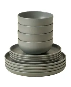 Набор столовых приборов Pacifica из 12 предметов, сервиз на 4 персоны Casafina By Costa Nova, artichoke