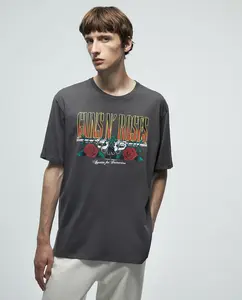 Футболка с принтом группы Sfera, темно-серый