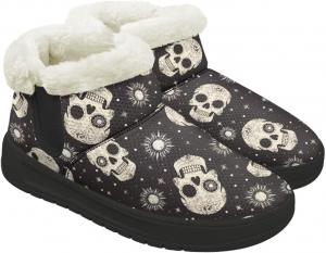 Qoiuvncy Мужские утепленные зимние ботинки с мягкой подкладкой, удобные сапоги для мужчин с меховой подкладкой, высокие зимние ботинки с черной подошвой