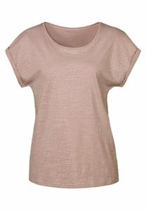 Футболка с принтом 2 PACK LASCANA, светло-розовый