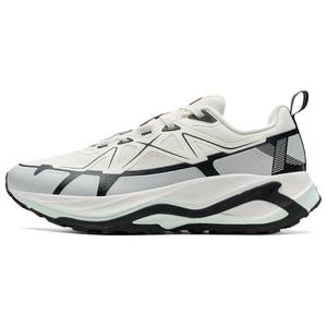 XTEP Мужские белые и серые противоскользящие повседневные кроссовки Sail White/Lunar Stone Gray с амортизацией, цвет Sail White/Lunar Stone Gray