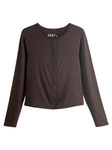 Вязаный кардиган Next, коричневый