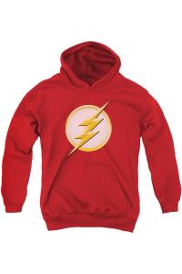 Футболка с капюшоном Flash New Logo Youth Gildan, красный