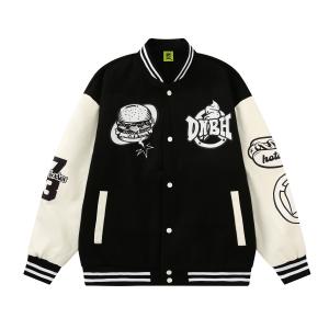Однобортный пиджак и пальто, Спортивный костюм из двух предметов, Бейсбольная куртка унисекс DNBH, Синий свитшот (обычная версия)