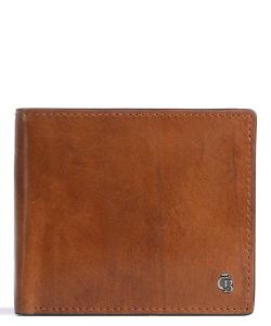 RFID-кошелек Rien из мелкозернистой яловой кожи. Castelijn & Beerens, коричневый