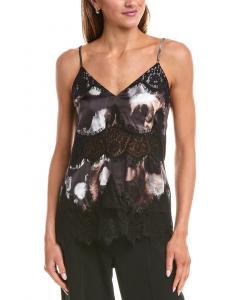 Топ AllSaints Ophelia Mars из смесового шелка All Saints, черный