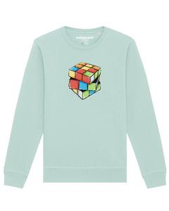 Толстовка Watapparel Pixel Zauberwürfel, лазурный