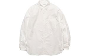 Рубашка-ветровка FW21 Button Down Unisex Nanamica, белый