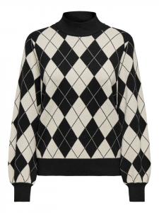 ONLY Свитер черно-белый