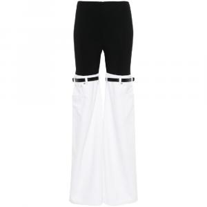 Брюки Coperni Hybrid Denim, черный/белый