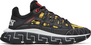 Кроссовки Versace Trigreca Barocco Print - Black, черный